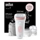 image 1 of Braun Silk-épil 7,  Epilator For Easy Hair Removal, Lasting Smooth Skin, 7-060, White/Flamingo