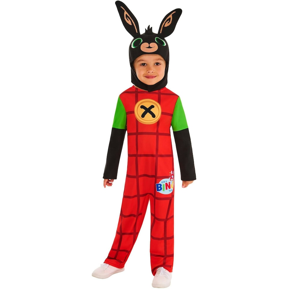 image 1 of Bing Childrens/Kids Classic Costume Set - Red/Black/Green - 1-2 Years 1-2 years
