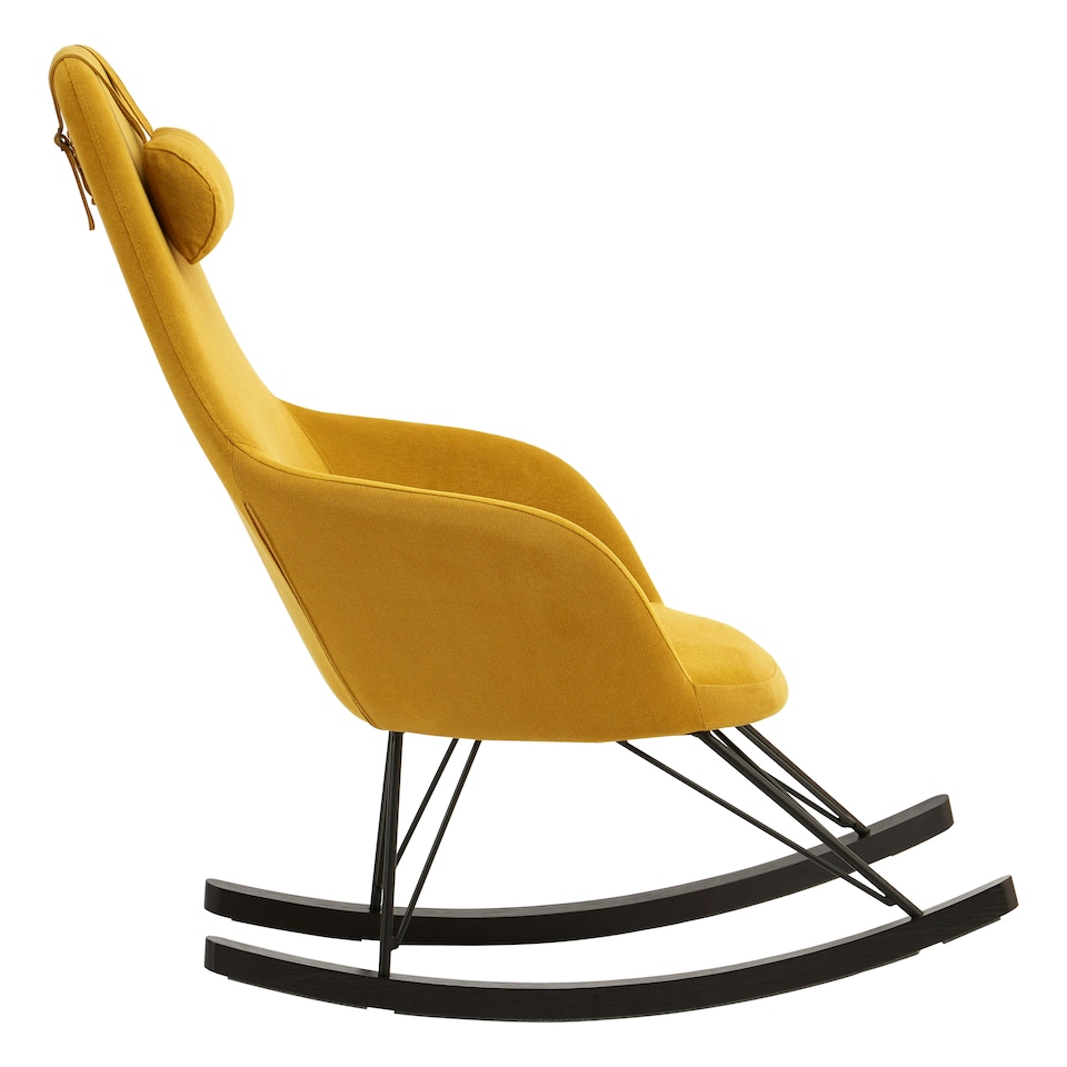 image 1 of Interiors by Premier Kolding Yellow Rocking Chair Yellow