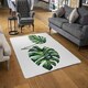 image 2 of Twin Tropical Leaves (Rug) Green | Medium: 80x150cm