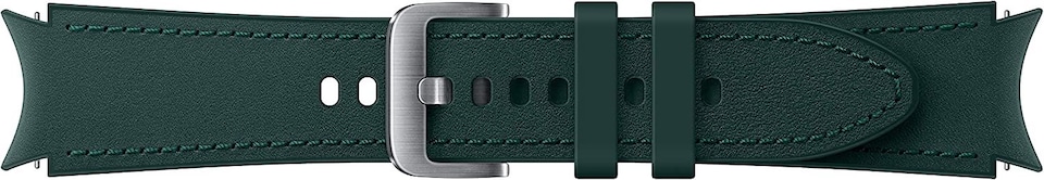 image 1 of Samsung Galaxy Watch 4-5-5 Pro Hybrid Leather Band 20mm S-M Green - ET-SHR88SGEGEU
