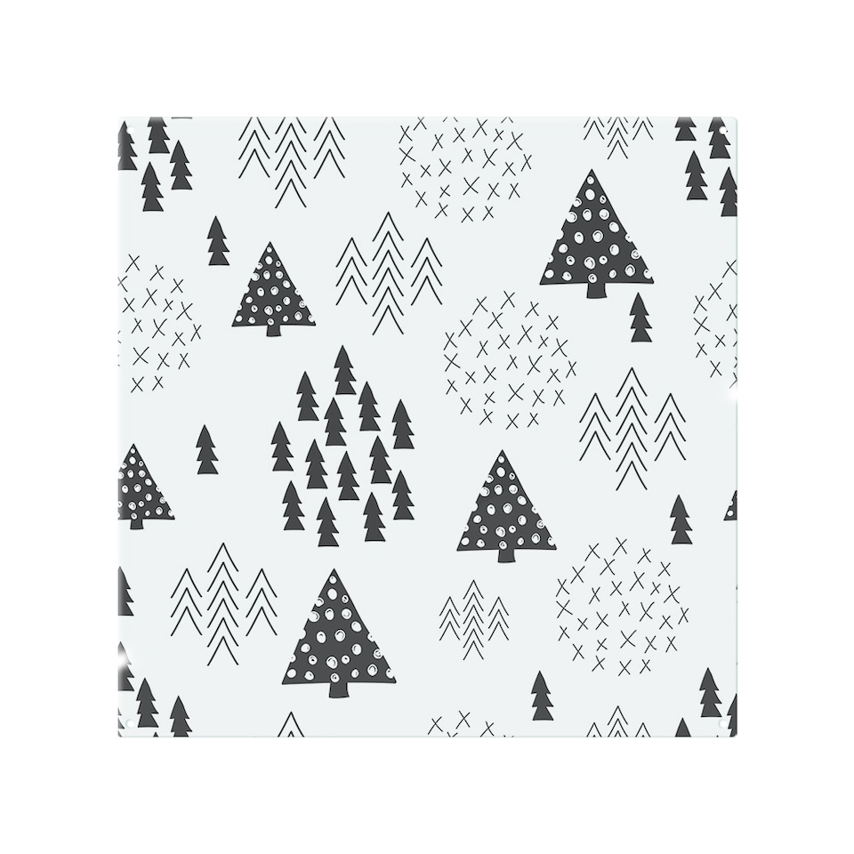 image 1 of Scandinavian Style Christmas Dining Splash Back | White