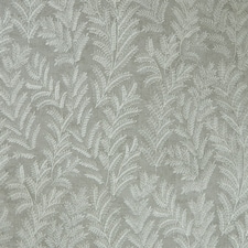 Sample of Darjeeling Leaf Metallic Wallpaper in Grey and Silver with Silver Sparkle Multi