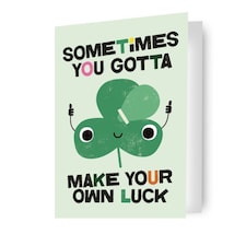 Kate Smith Good Luck Card