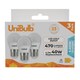 image 1 of UniBulb LED Golf Ball E27 470lm 4.2W 6500K (Daylight) Light Bulb - Pack of 3