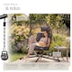 image 4 of Egg Chair Ariane with Swing Seat Frame, Thick Cushions and Protective Cover | Grey | dark grey | 1