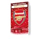 image 1 of Arsenal FC Personalise Christmas Card With Sticker Sheet