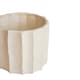 image 2 of Kew Organic Ripple Bone Planter - Earthenware - L17 x W17 x H14 cm - Ivory | Cream