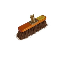 Groundsman Bassine Broom Head - Brown - 18in