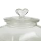 image 4 of Interiors by Premier Medium Storage Jar, Glass Canister with Heart-Shaped Lid, Ideal for Storing Sweets, Spices