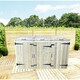 image 1 of Deluxe Pressure Treated Wheelie Bin Store - Triple (3x 240L)