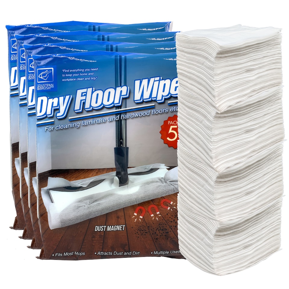 image 1 of Dry Floor Cleaning Wipes for Static Floor Mops Compatible with Flash Mop