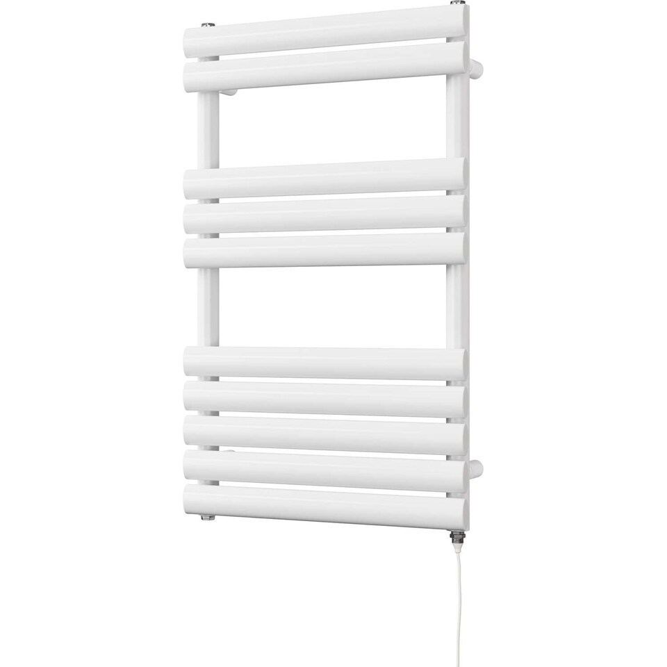 image 1 of Omeara - White Electric Towel Rail H825mm x W500mm 400w Standard