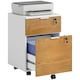 image 1 of HOMCOM 2 Drawer Filing Cabinet with Adjustable Hanging Bars for A4 and Letter