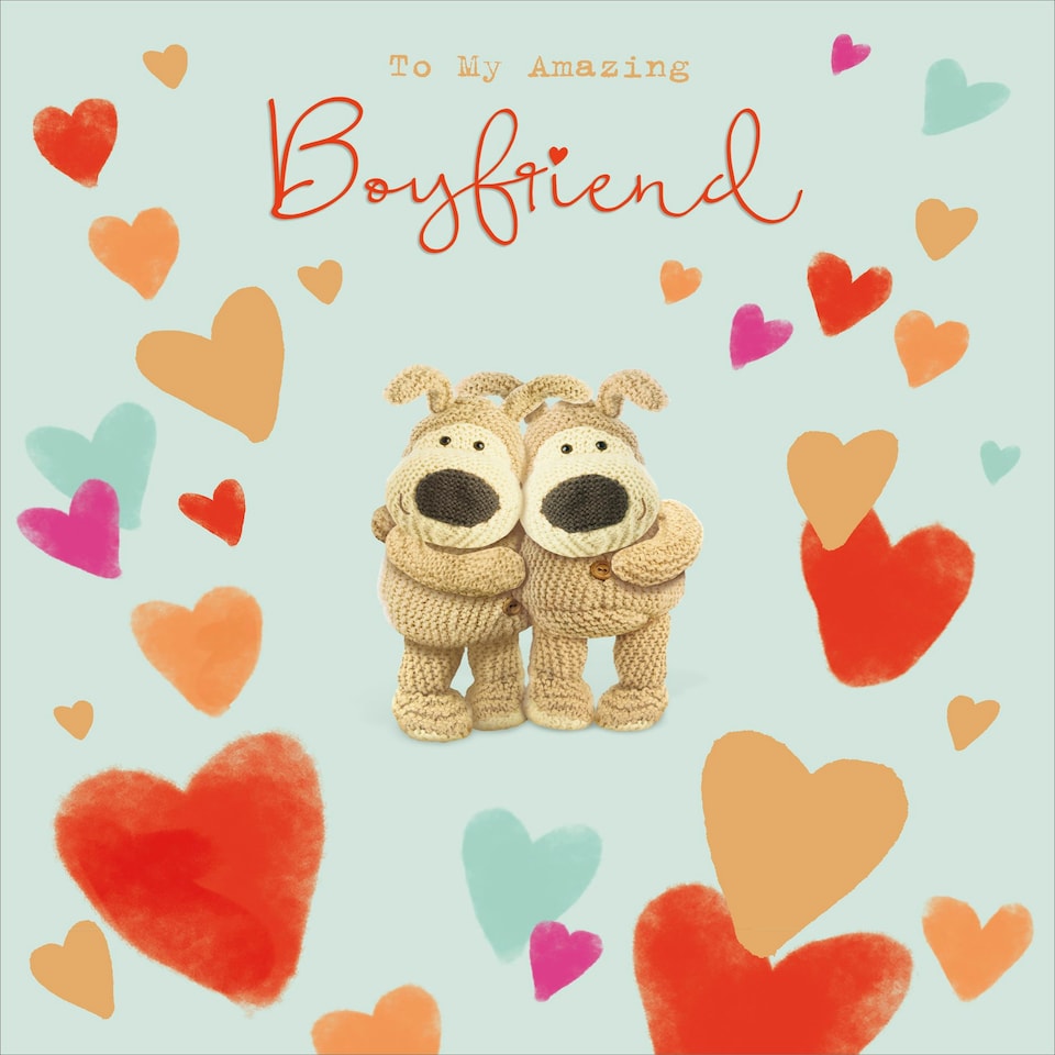 image 1 of Boofles Standing With Their Arms Around Each Other Valentine's Day Card