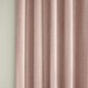 image 3 of Savoy Blush Blackout Curtains 90 x 72 inch (229 x 183 cm) 100% Blackout Eyelet Thermal Noise Reducing Curtains for Bedroom and Living Room