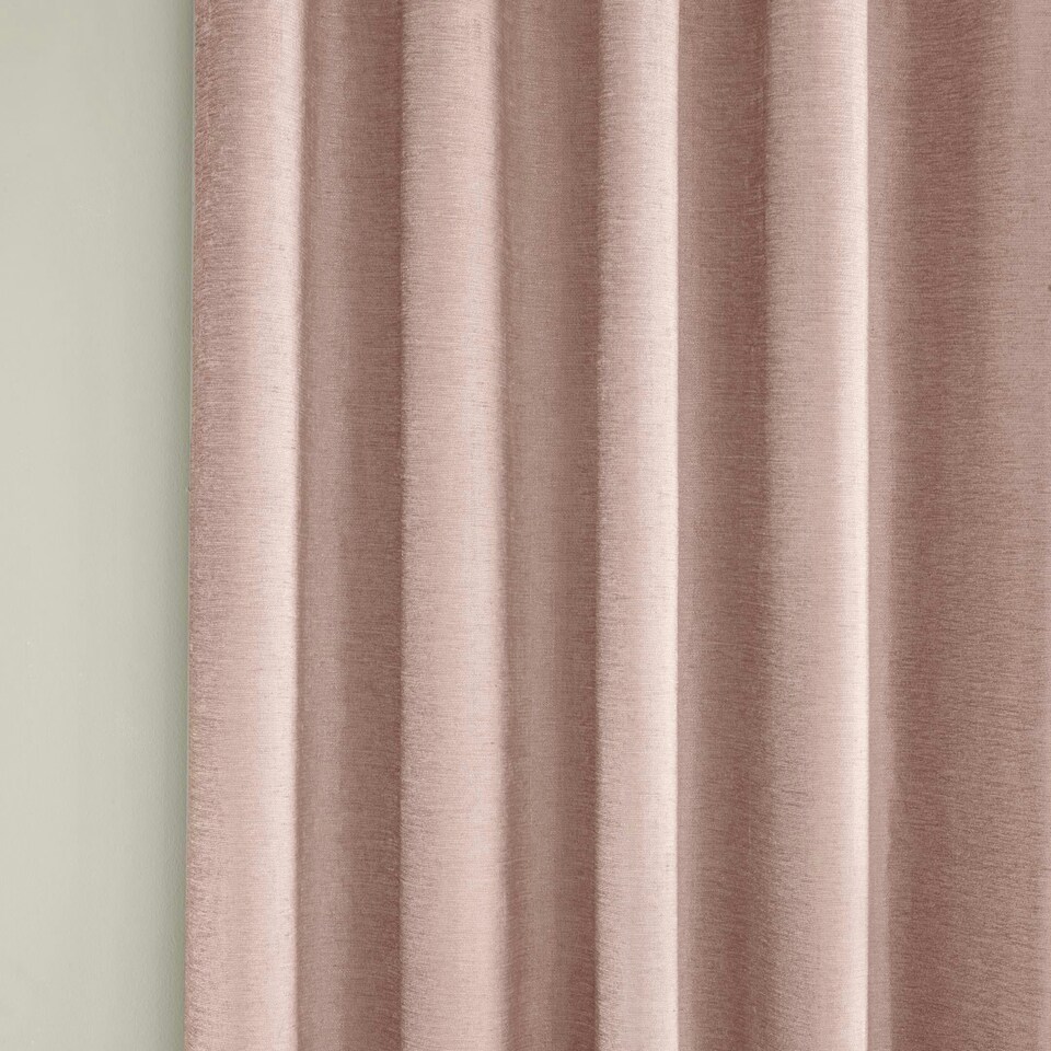 image 1 of Savoy Blush Blackout Curtains 90 x 72 inch (229 x 183 cm) 100% Blackout Eyelet Thermal Noise Reducing Curtains for Bedroom and Living Room
