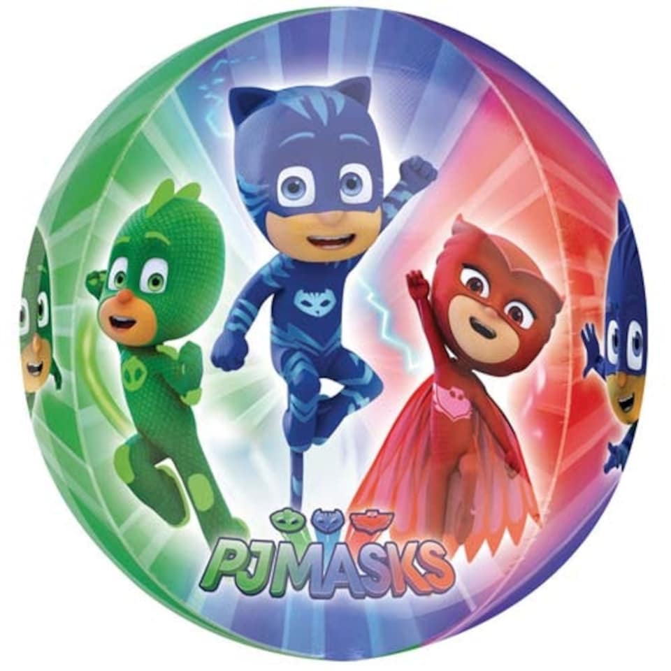 PJ Masks Clear Orbz Foil Helium Balloon 38cm / 15 in