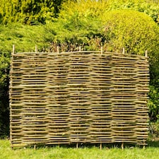 Primrose Hazel Hurdle Fence Panel Premium Woven Wattle Weave 6ft x 4ft