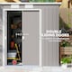 image 8 of Outsunny 7 x 4ft Metal Garden Storage Shed w/ Double Door Grey