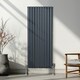 image 4 of Oval Column Radiator 1600mm x 600mm Anthracite Grey