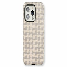 Muted Houndstooth Phone Case | Brown | iPhone 15 Pro
Slim | iPhone 15 Pro
Slim