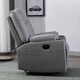 image 7 of Afton Electric Technology Fabric Auto Recliner USB Lounge Sofa Chair (Grey)