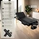 image 2 of 3 Zone Massage Table Somwang with Bolster Set | Black | black | 1