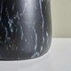 image 2 of ValueLights Modern Copper Caped Black Marble Effect Table Lamp Base