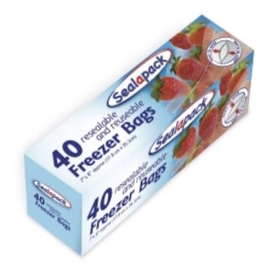 image 1 of Freezer Bags 40pk 178 x 203mm