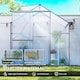 image 4 of Outsunny 6 x 2.5ft Polycarbonate Greenhouse Aluminium Green House