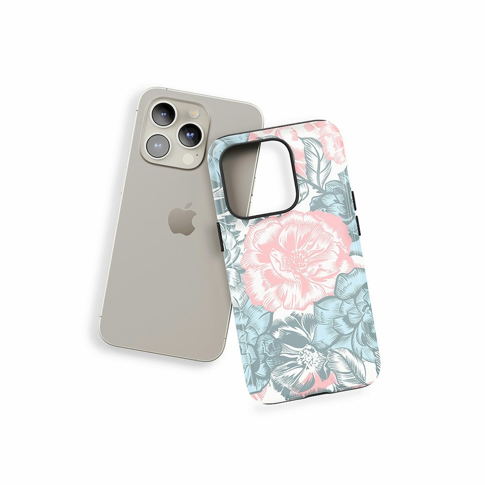 image 1 of Pastel Floral Phone Case | Pink | iPhone 15
Slim | iPhone 15
Slim