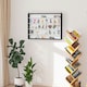 image 7 of HOMCOM 5-Tier Wall Display Shelf Unit Cabinet w/ Shelves Glass Doors