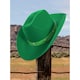 image 5 of Adults Green Star Cowboy Hats – Pack of 6 Fancy Dress Accessories Green | One Size