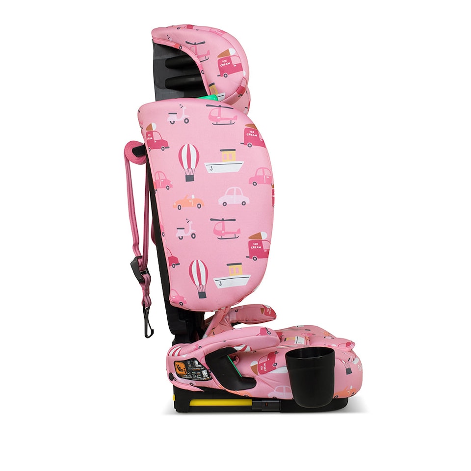 image 1 of Cosatto On The Go iSize Travel Car Seat Lightweight Foldable Booster, Quick Fit, R129 Safety