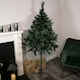 image 1 of 6ft (1.8m) Premier PVC Space Saving Christmas Parasol Tree with 408 Tips in Green