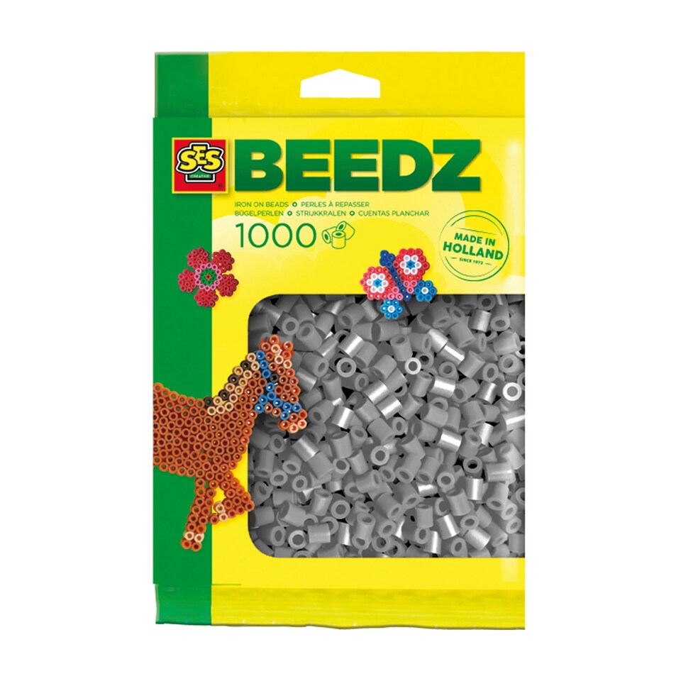 image 1 of SES Creative Iron on Beads 1000 Grey
