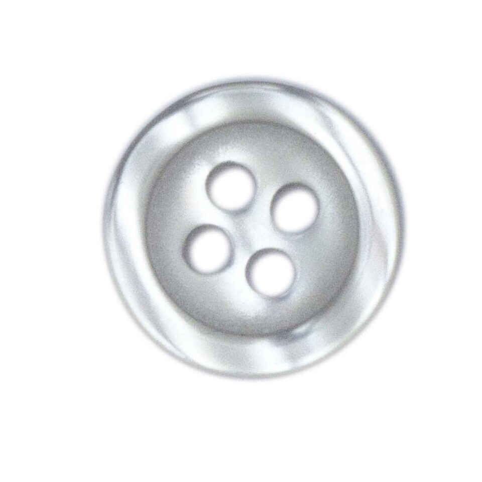 Printer 4 Hole Buttons (Pack of 10) | White | White | 1