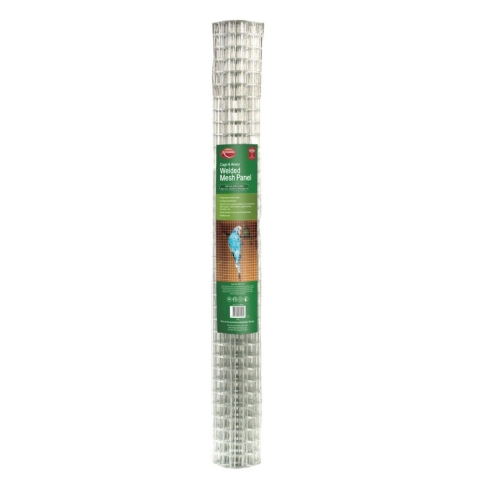 Ambassador Cage & Aviary Welded Mesh - Silver - 13 x 13mm