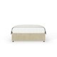 image 2 of Super Ortho Orthopaedic Silver Plush Velvet 2 Drawer Divan Set And Lona Headboard Small Single