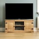 image 5 of Vida Designs Corona 2 Door 1 Shelf Flat Screen TV Unit Stand, Solid Pine Wood