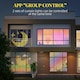 image 8 of HOMCOM Smart LED Curtain Lights, Dynamic DIY Fairy Lights, 3x3(m)