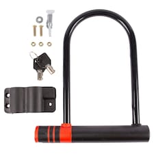 Bike U-Lock - 19cm x 24cm - Black Black