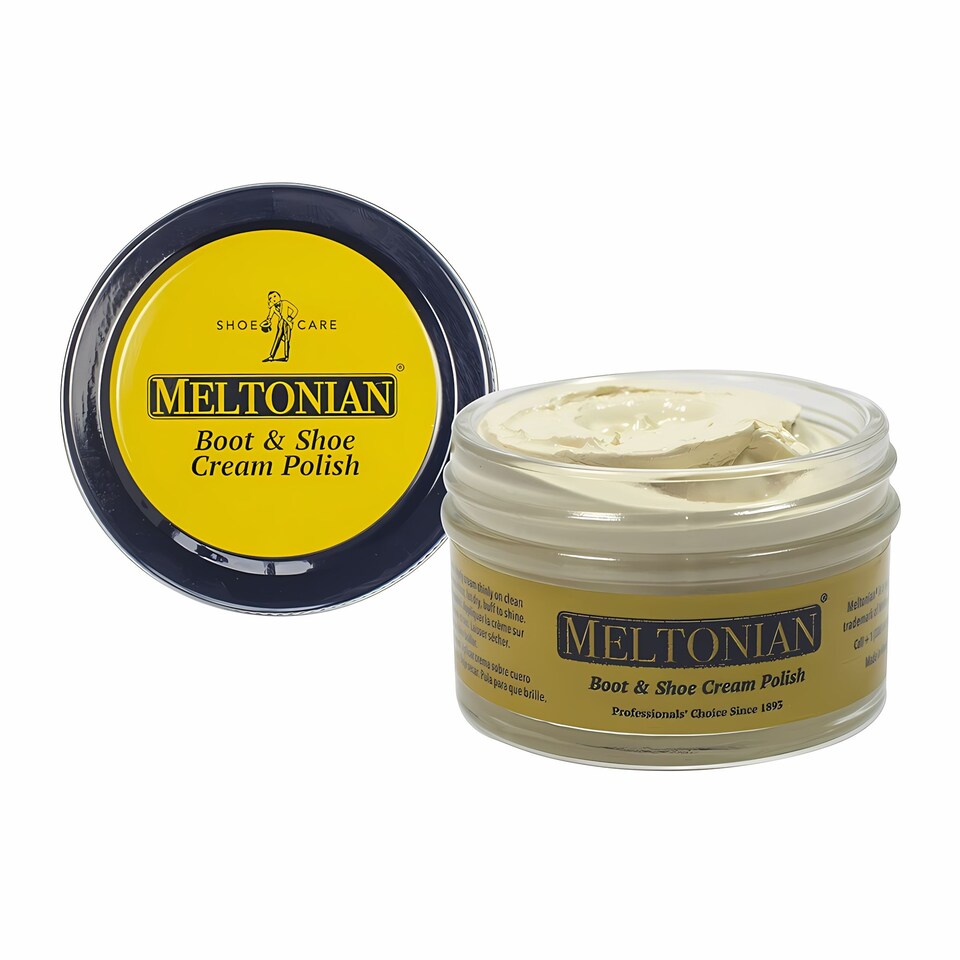 image 1 of Meltonian Boot and Shoe Cream Polish - Conditioning and Colour Restoration 50ml | White | Winter White
