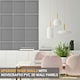 image 3 of NOVECRAFTO Decorative 3D Wall Panels (50cm x 50cm) 3D Fluted Line Design PVC Cladding Panel