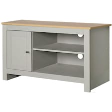 LOFT24 Emerald 1 Door TV Stand GreyOak Brown | Nature
