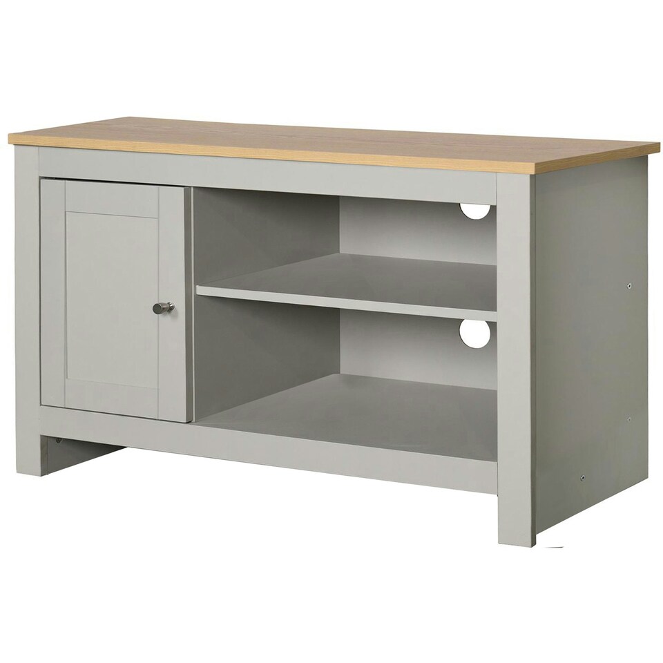 image 1 of LOFT24 Emerald 1 Door TV Stand GreyOak Brown | Nature