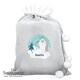 image 3 of Personalised The Snowman and the Snowdog Luxury Silver Grey Pom Pom Sack