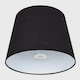 image 1 of ValueLights Modern Tapered Table Floor Lamp Light Shade With Black Fabric Finish