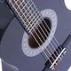 image 9 of Black 34 Inch Half Size 6 String Classical Acoustic Guitar | Black